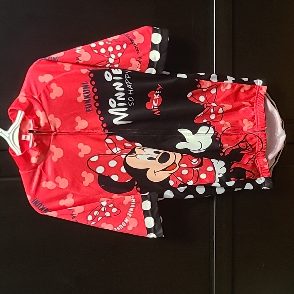 Disney Minnie Mouse Cycling Jersey XS